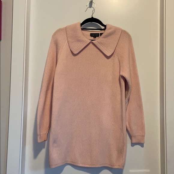 JEANNE PIERRE Sweaters - 3/$45- Jeanne Pierre Peter Pan Collar Pink Sweater
